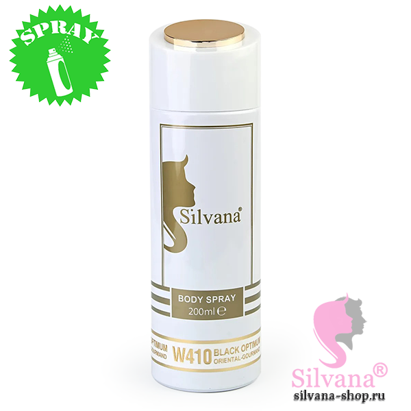 Silvana W410 Black Optimum парфюмированный дезодорант